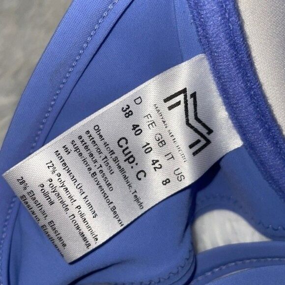 Maryan Mehlhorn UNDERWIRE Bikini TOP Sz 8 C - Picture 6 of 8